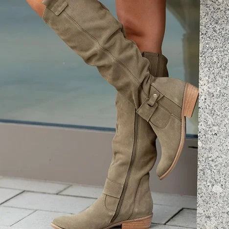 Heidi-Mode | Neue Premium Leder Damenstiefel