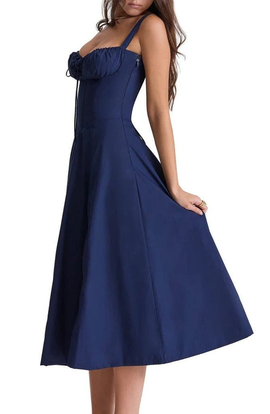 Heidi-Mode | Blumen Kleid mit Korsett