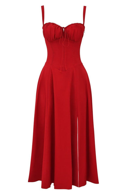 Heidi-Mode | Blumen Kleid mit Korsett