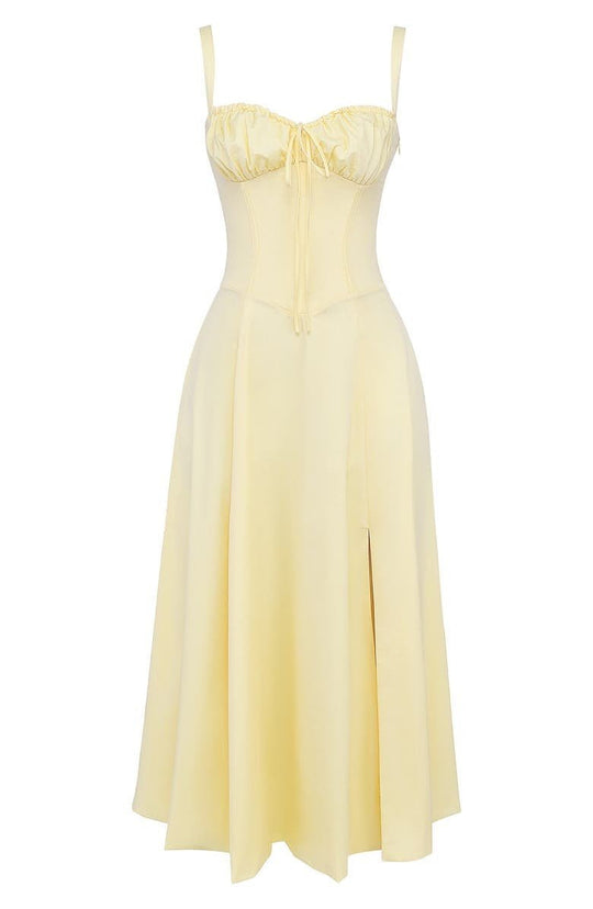 Heidi-Mode | Blumen Kleid mit Korsett