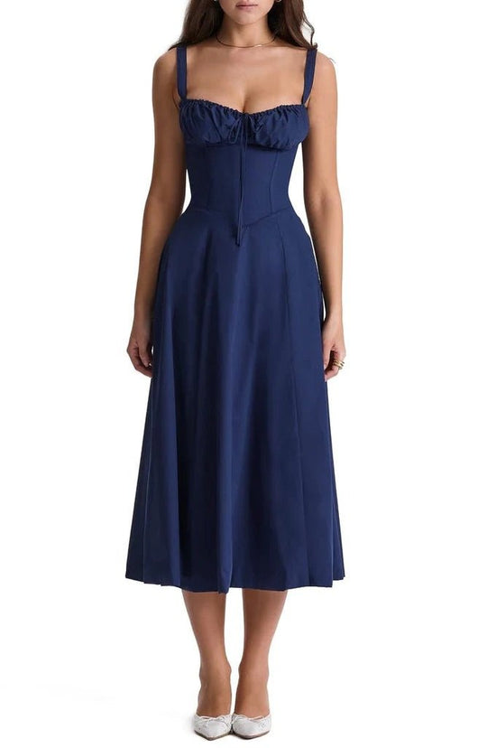 Heidi-Mode | Blumen Kleid mit Korsett
