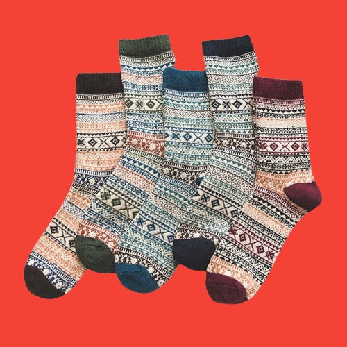 Heidi-Mode - Warme Socken (5 Stück)