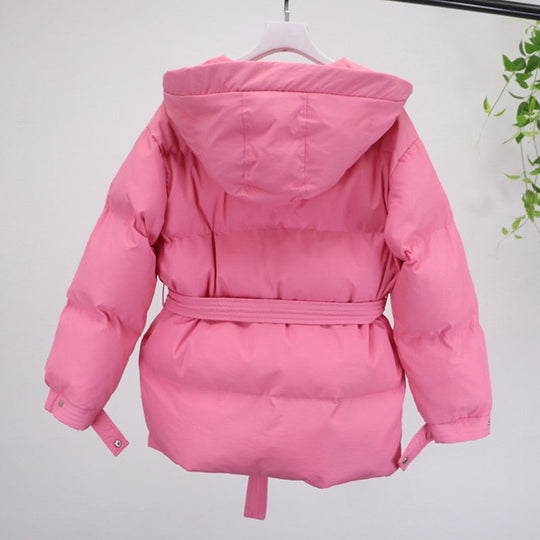 Heidi-Mode | Damen-Steppjacke mit Gürtel "Street Chic"