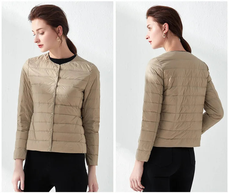 Leichte und warme Winterjacke für Damen