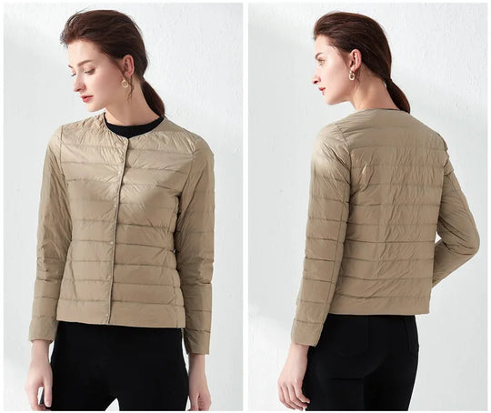 Leichte und warme Winterjacke für Damen