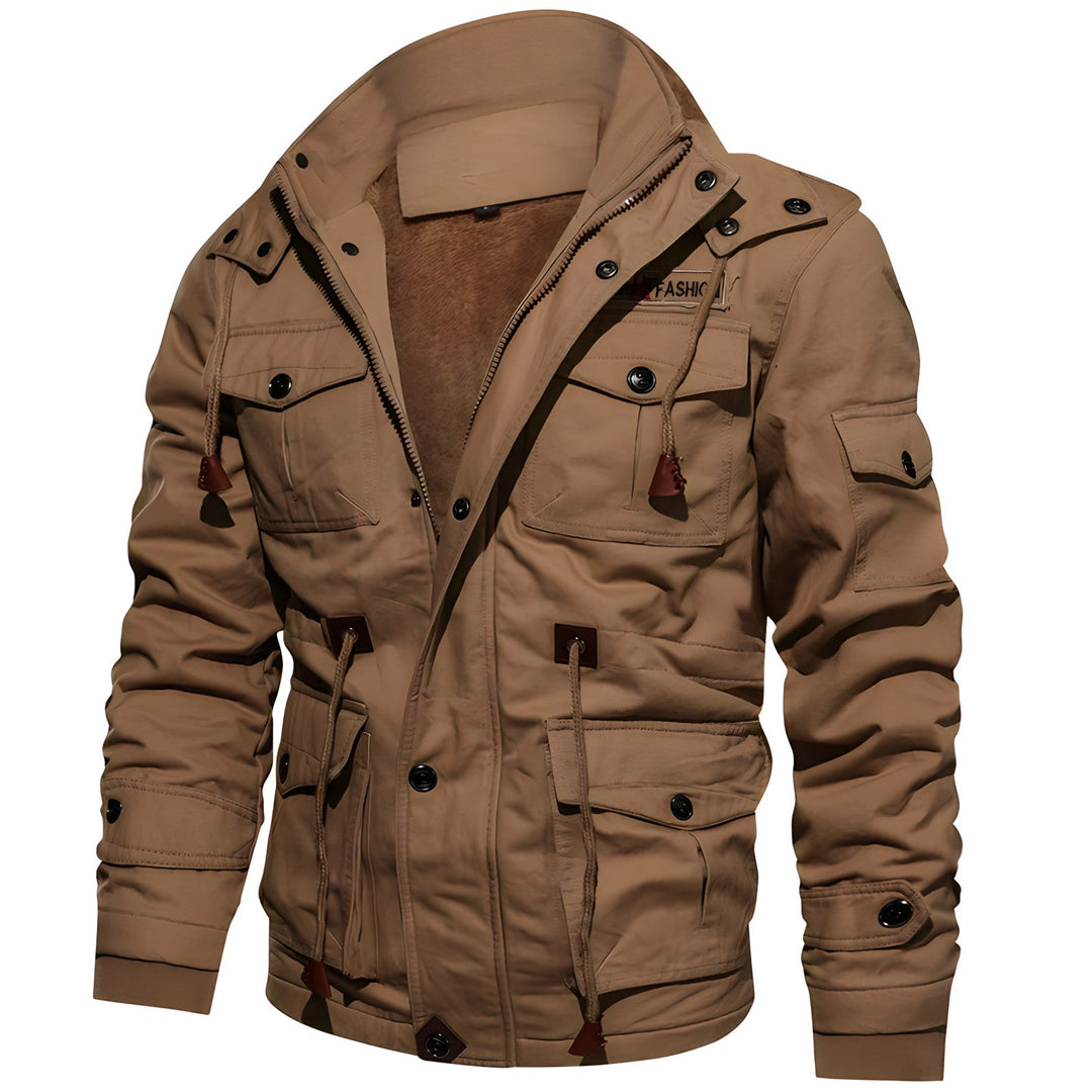 Militärjacke mit mehreren Taschen