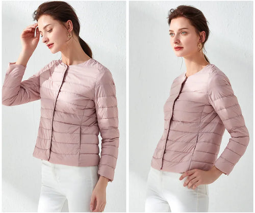 Leichte und warme Winterjacke für Damen
