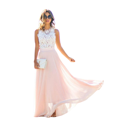 Heidi-Mode | Maxi-Spitzenkleid Im Brautstil Acorina