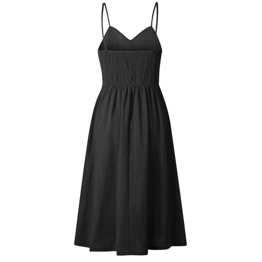 Heidi-Mode | Elegantes Sommerkleid Midi Länge