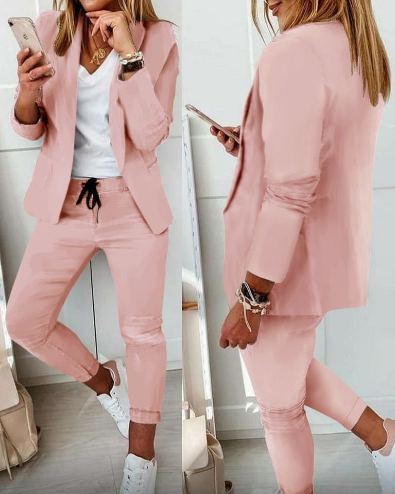 Xyla️ - Elegantes Blazer-Set [Blazer+Hose]