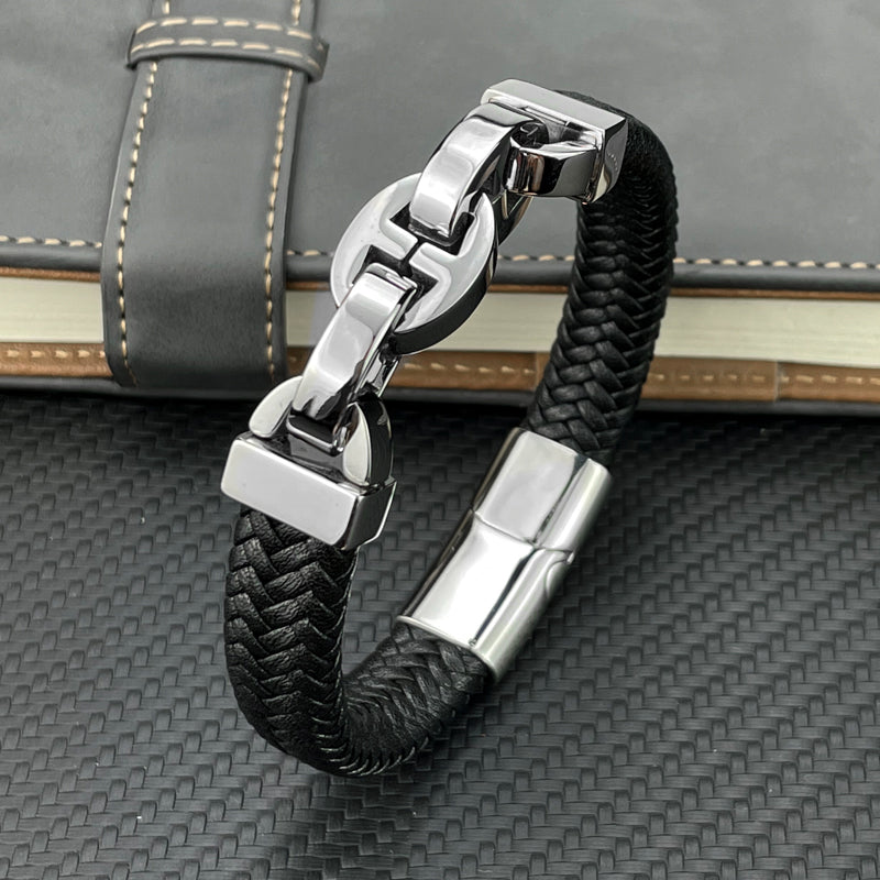 Heidi-Mode - Vintage Lederarmband für Herren