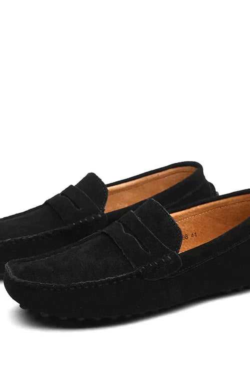 Heidi-Mode - Wildleder Slipper - Italienischer Stil