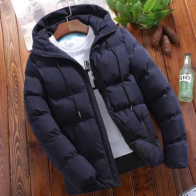 Wattierte Winterjacke für Herren