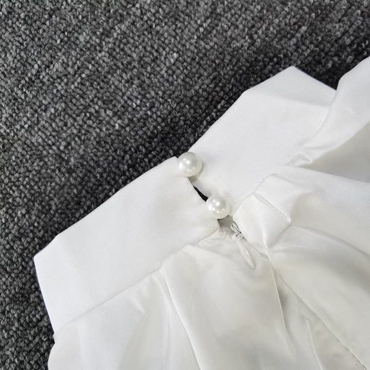 Heidi-Mode | Glänzende Wickel Langarm Rüschen Bandage Kleider