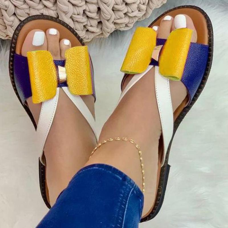Heidi-Mode | Offene Ballerinas mit Schleife