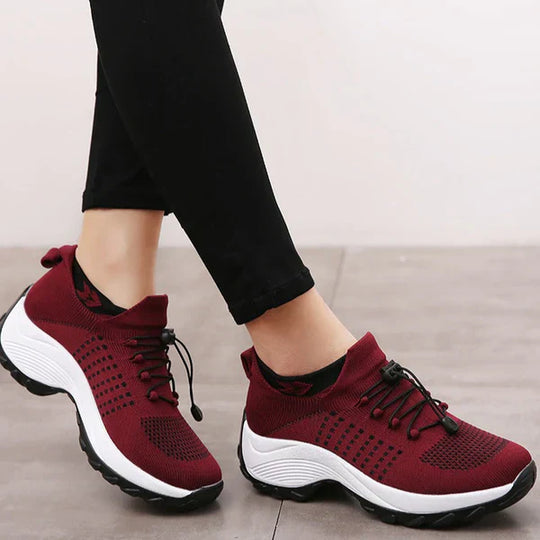 Heidi-Mode | Orthopädische Schuhe - Sofortige Schmerztherapie bei Plantarfasziitis - Dehnbares gestricktes T-Stoff
