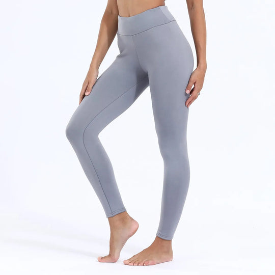 Elegante flauschige warme Leggings