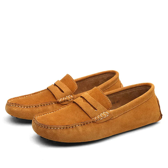 Wildleder Loafers im italienischen Stil