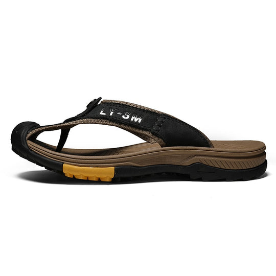 Heidi-Mode | Leder Herrensandalen