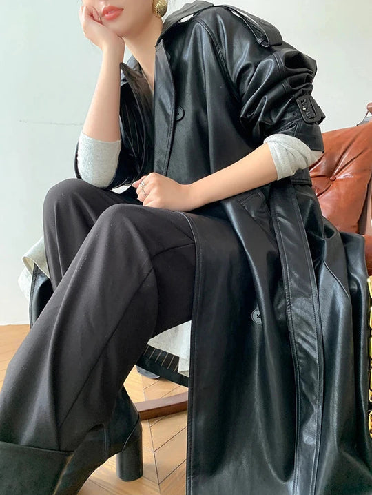 Heidi-Mode | Veganledermantel für Damen Umweltfreundliche Materialien