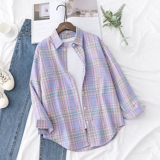 Heidi-Mode | Legere Karierte Bluse Damen