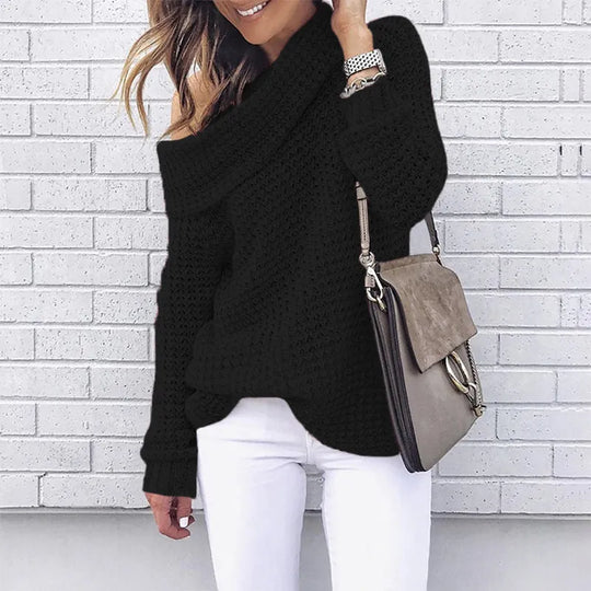 Herbst Off-Shoulder Pullover