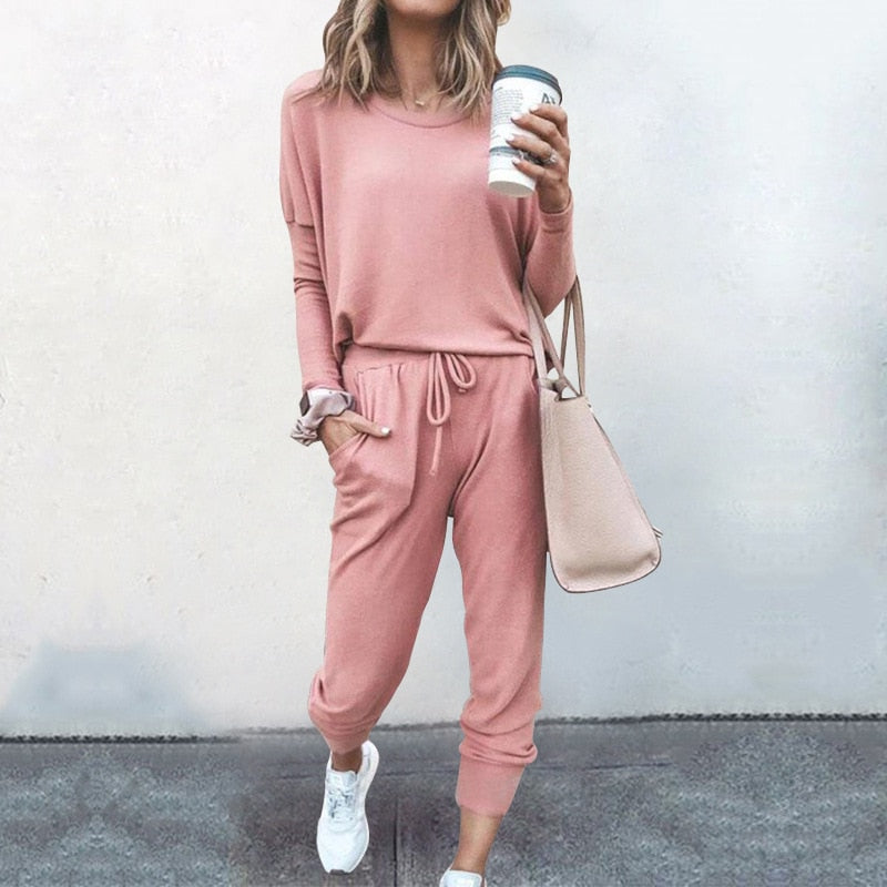 Heidi-Mode | Lässiger Bequemer Jogginganzug für Frauen
