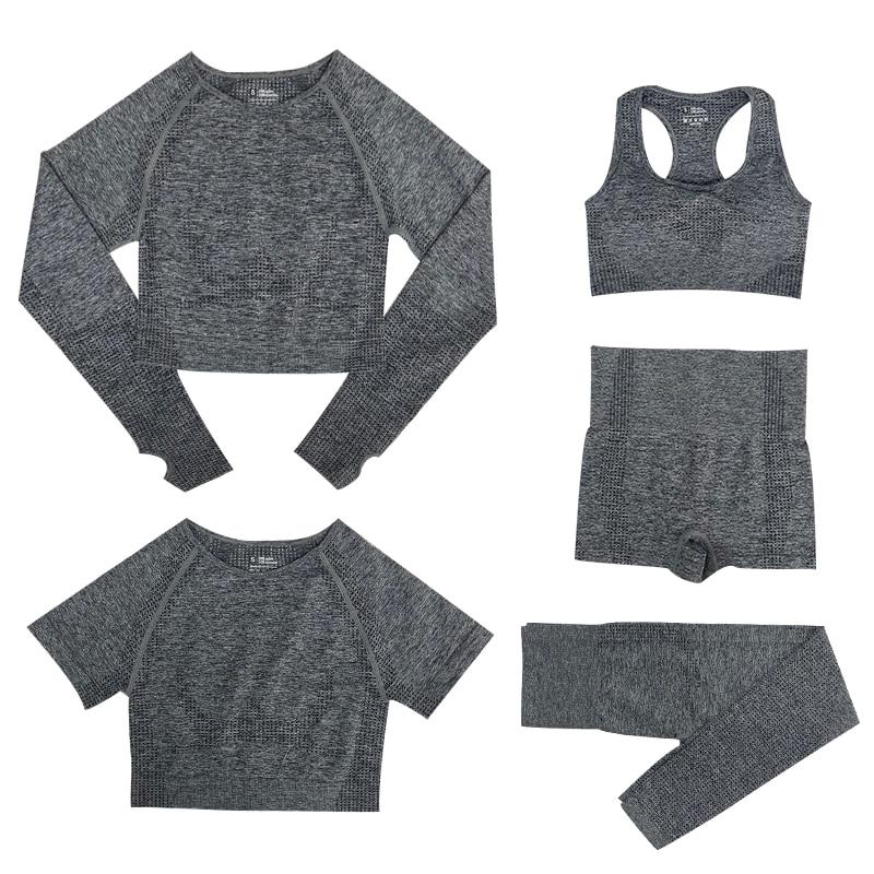 delige Sport Set | Damen Tops und Sportleggings mit hoher Taille