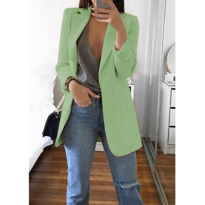 Heidi-Mode | Blazer - Damen - Eleganter Blazer aus hochwertigen Stoff mit taillierter Passform und modernem Stil