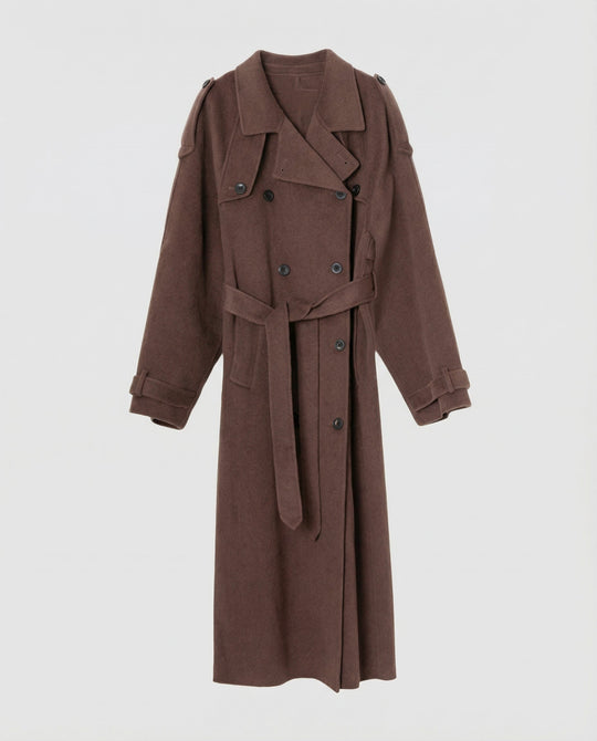 Bequemer Oversized Wollmantel Damen | Heidi-Mode