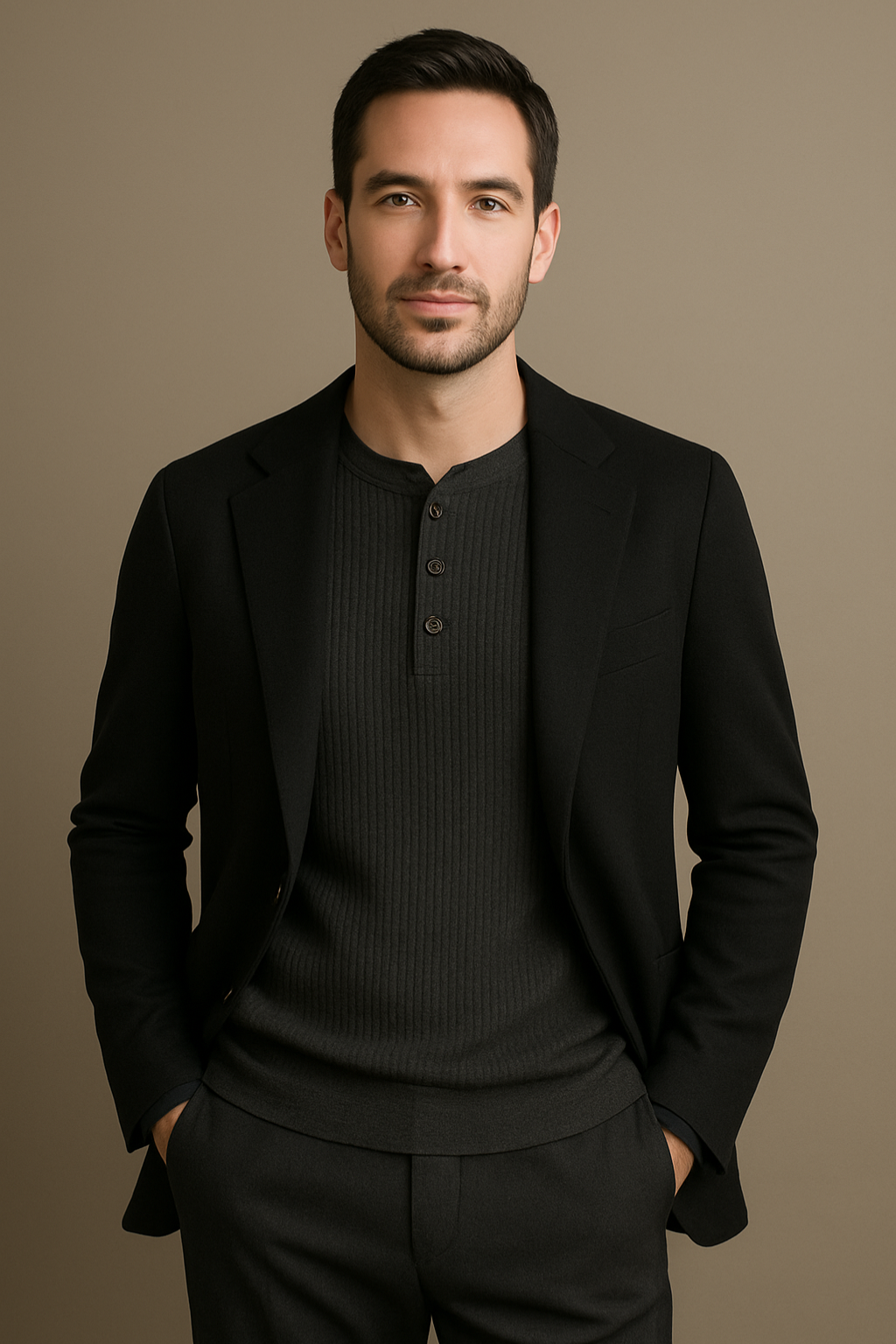 Heidi-Mode | Shirt Waffelstruktur Herren T-Shirt