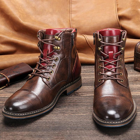 Heidi-Mode – Oxford Boots Premium hohe Stiefel für Herren