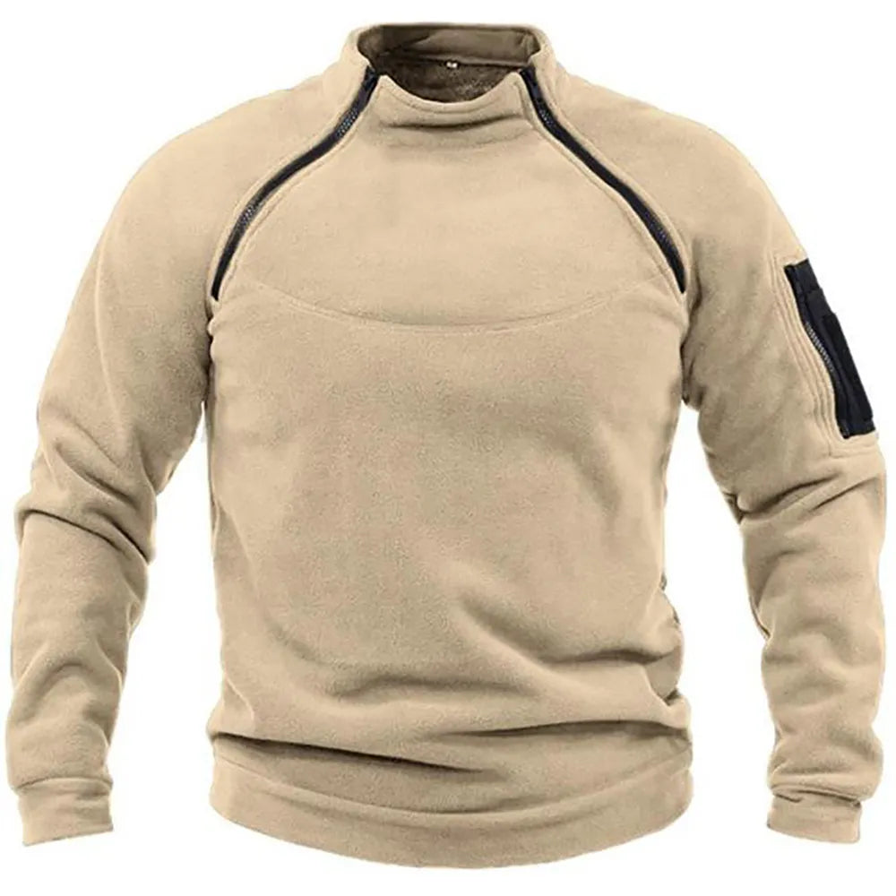 Heidi-Mode - Taktischer Militär-Zipper-Sweatshirt