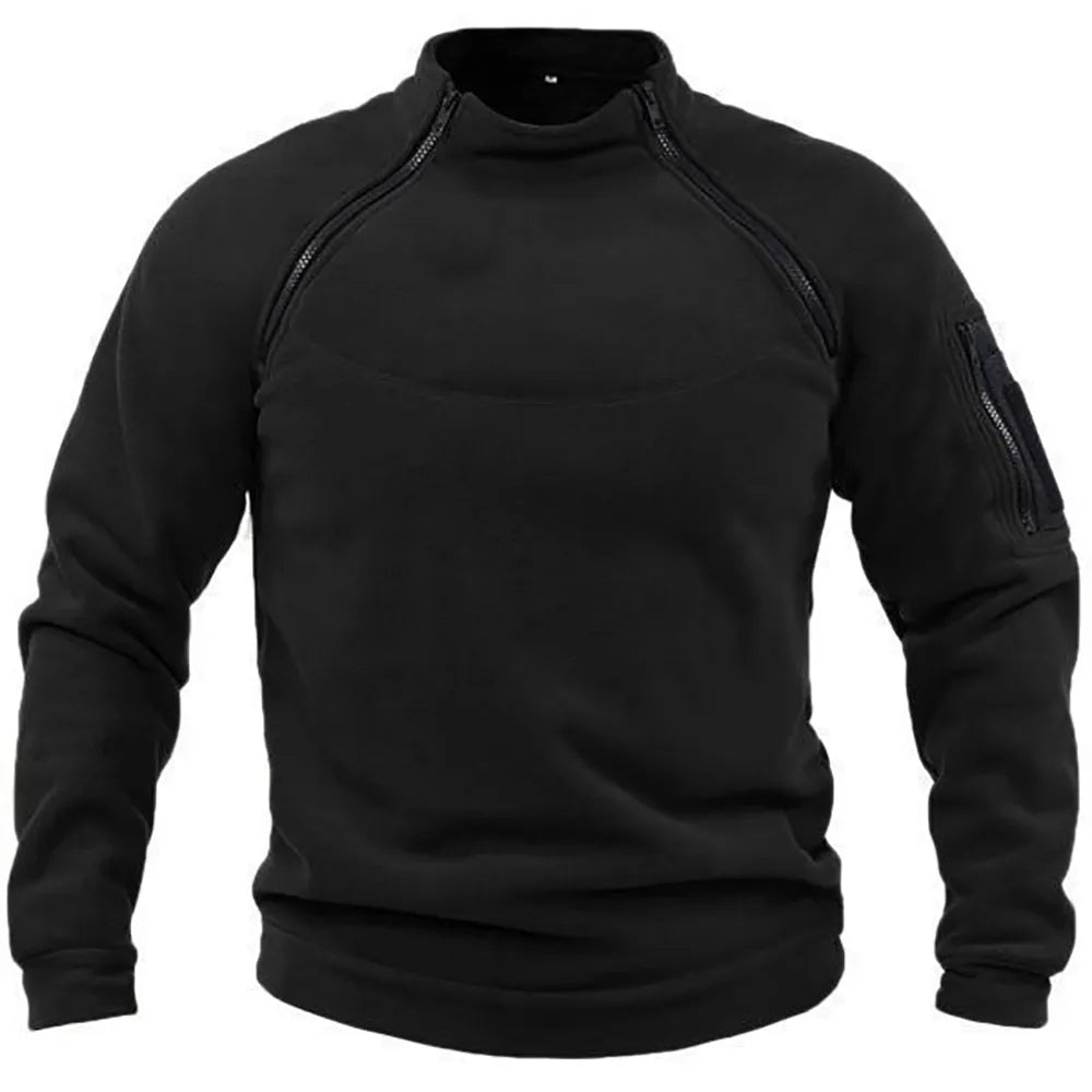 Heidi-Mode - Taktischer Militär-Zipper-Sweatshirt