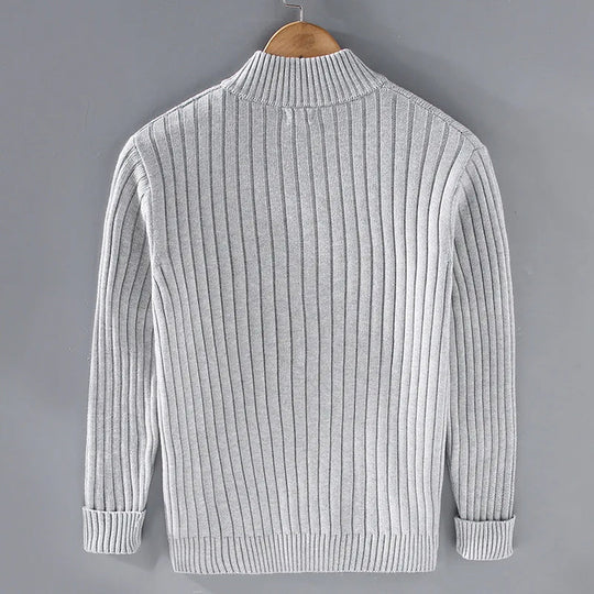 Heidi-Mode | Herren Casual Reißverschluss Pullover