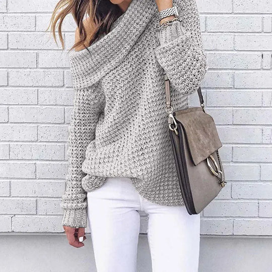 Herbst Off-Shoulder Pullover