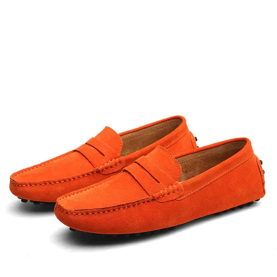 Wildleder Loafers im italienischen Stil