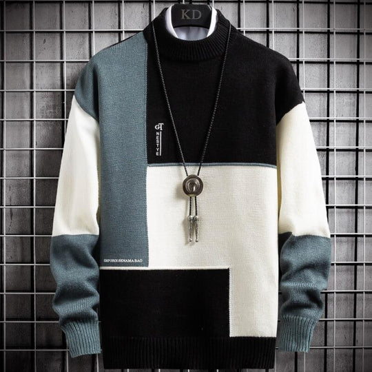 Heidi-Mode | Patchwork Pullover Warm und Modisch