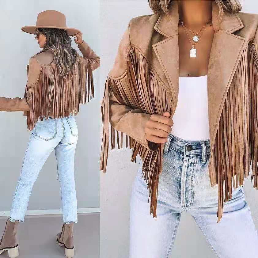 Heidi-Mode | Trendige Fransenjacke für Damen