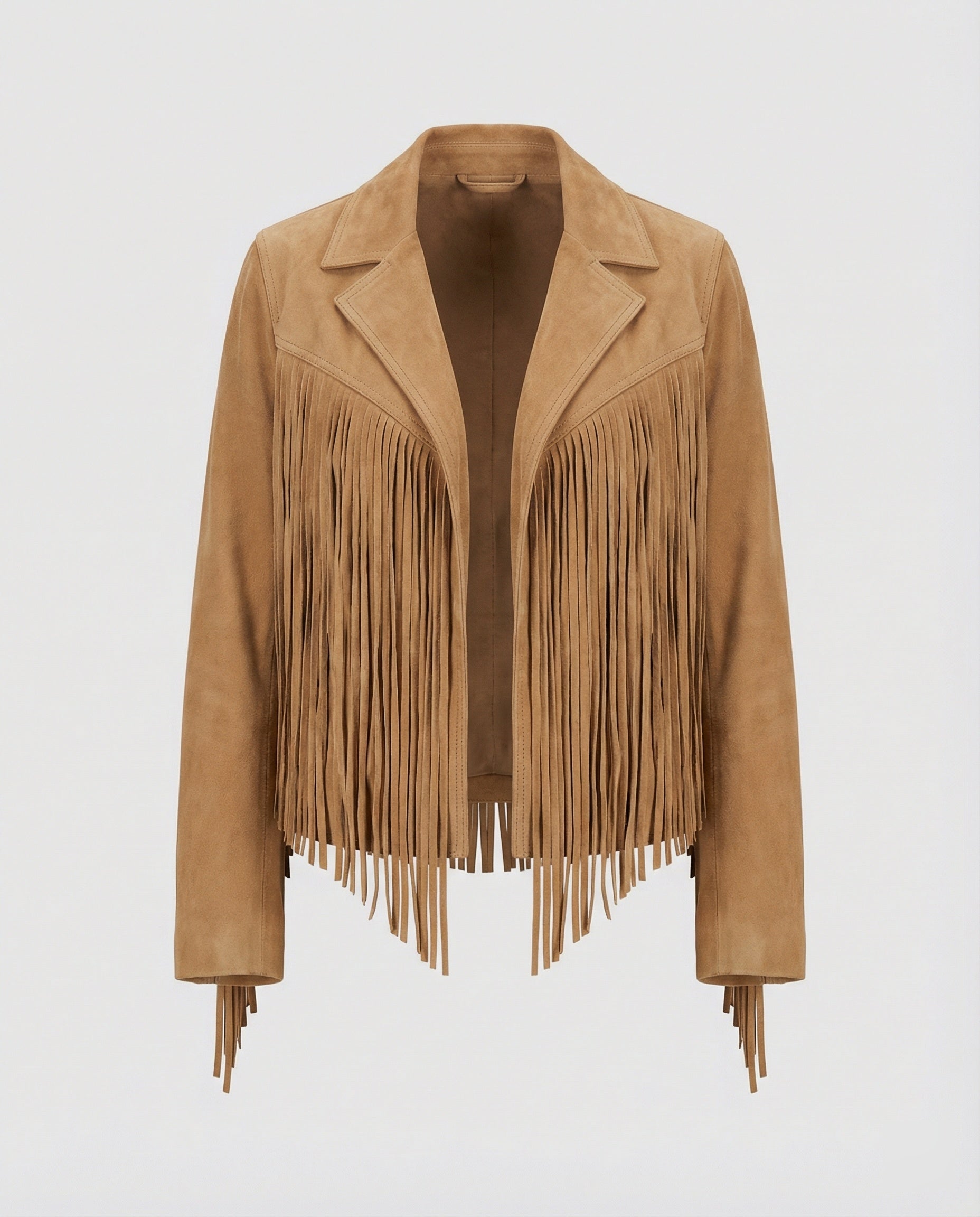 Heidi-Mode | Retro Chic Jacke Mit Fransen