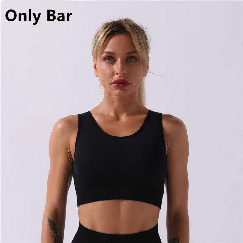 Heidi-Mode | Rid Seamless Yoga Set Frauen 2Pcs To Delet Langarm Crop Top T-Shirt Leggings Outfit Kleidung Fitness Kleidung Fitness Anzug Sport Set