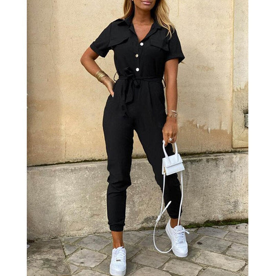 Heidi-Mode | Stilvolles Colbelte Jumpsuit