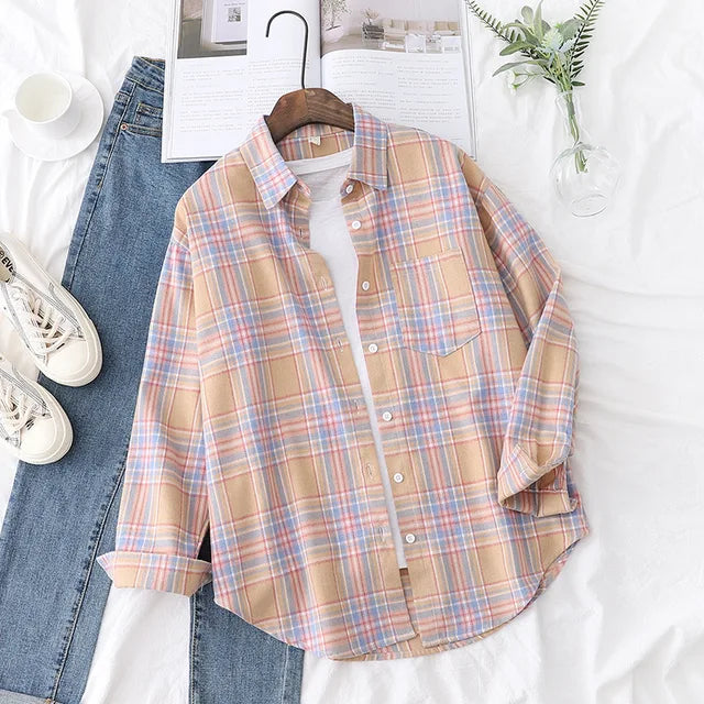 Heidi-Mode | Legere Karierte Bluse Damen