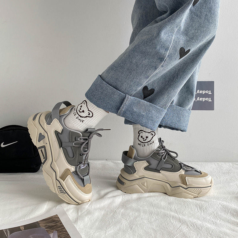 Heidi-Mode | Chunky Farb Sneakers für Frauen
