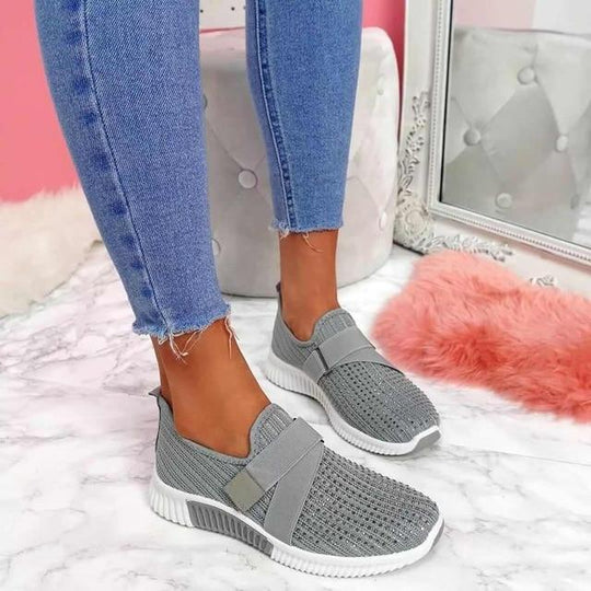 Heidi-Mode | Damen Freizeit Orthopädische Schuhe mit Klettverschluss