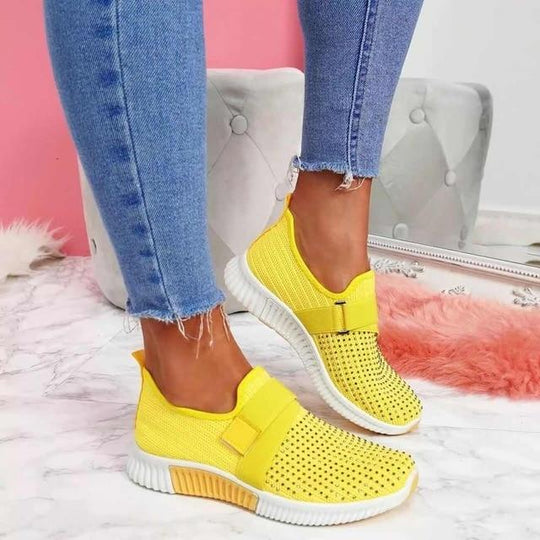Heidi-Mode | Damen Freizeit Orthopädische Schuhe mit Klettverschluss