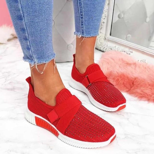 Heidi-Mode | Damen Freizeit Orthopädische Schuhe mit Klettverschluss