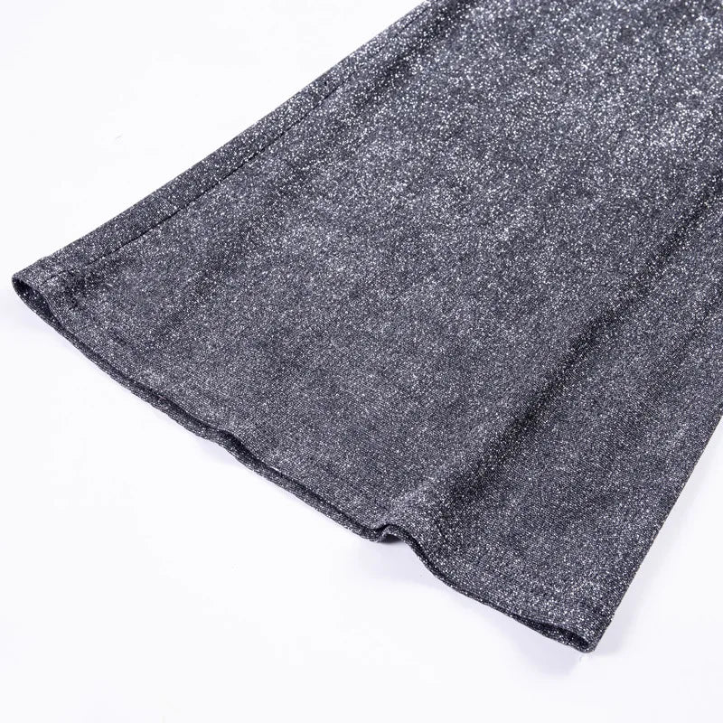 Stilvolle hochtaillierte Hose