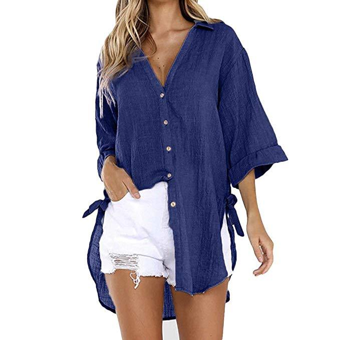 Heidi-Mode - Lässige Leinenbluse für Damen