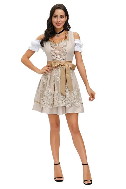 Heidi-Mode Bayerisches Oktoberfest Dirndl Trachtenkleid